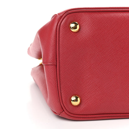 Prada Saffiano Medium Galleria Double Zip Tote Fuoco 9 of 14