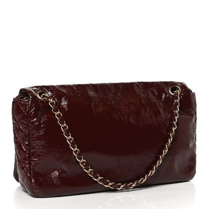 Chanel Vinyl Rock and Chain Medium Flap Bordeaux 2 of 9
