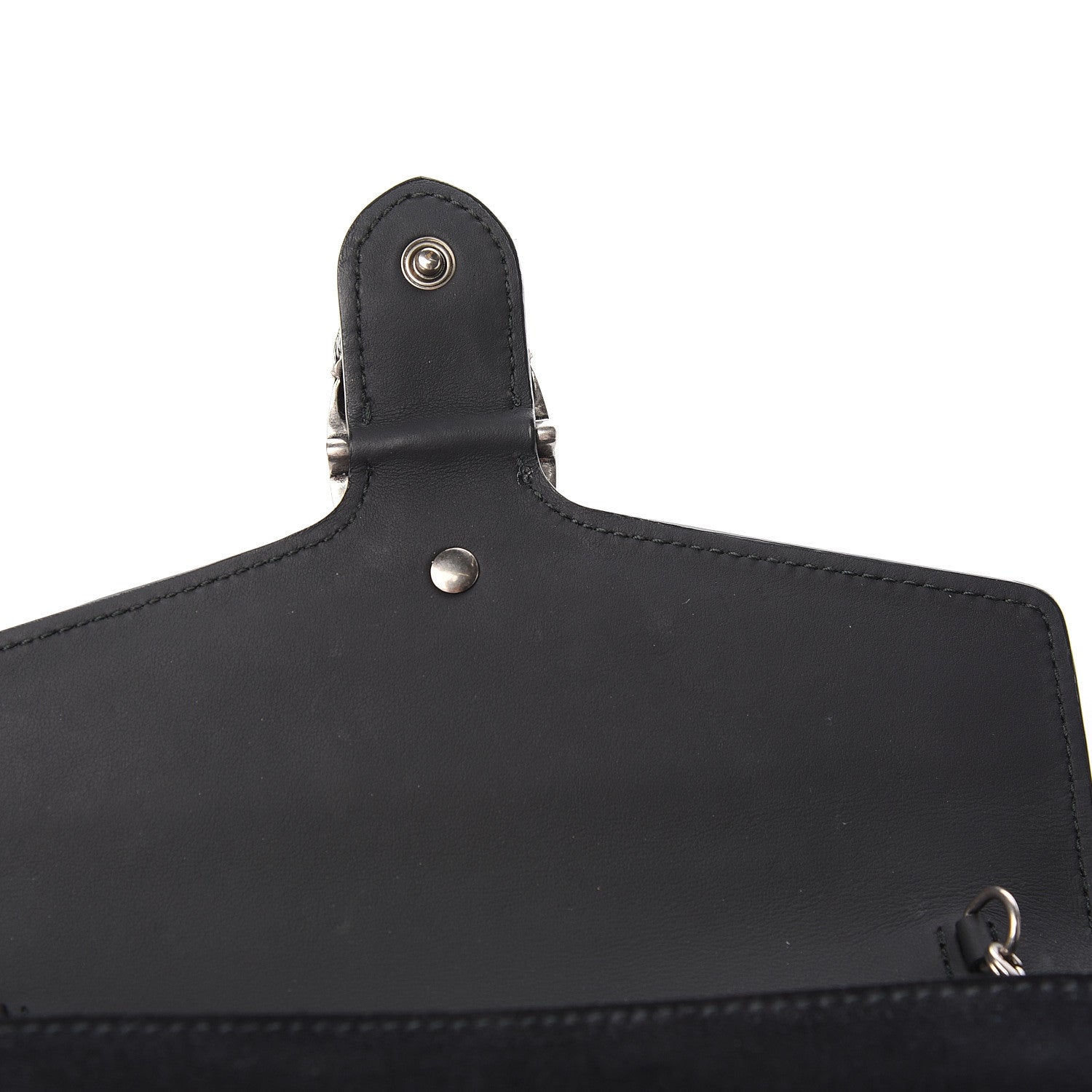 Gucci Suede Mini Dionysus Chain Wallet Black 11 of 13