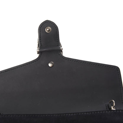 Gucci Suede Mini Dionysus Chain Wallet Black 11 of 13
