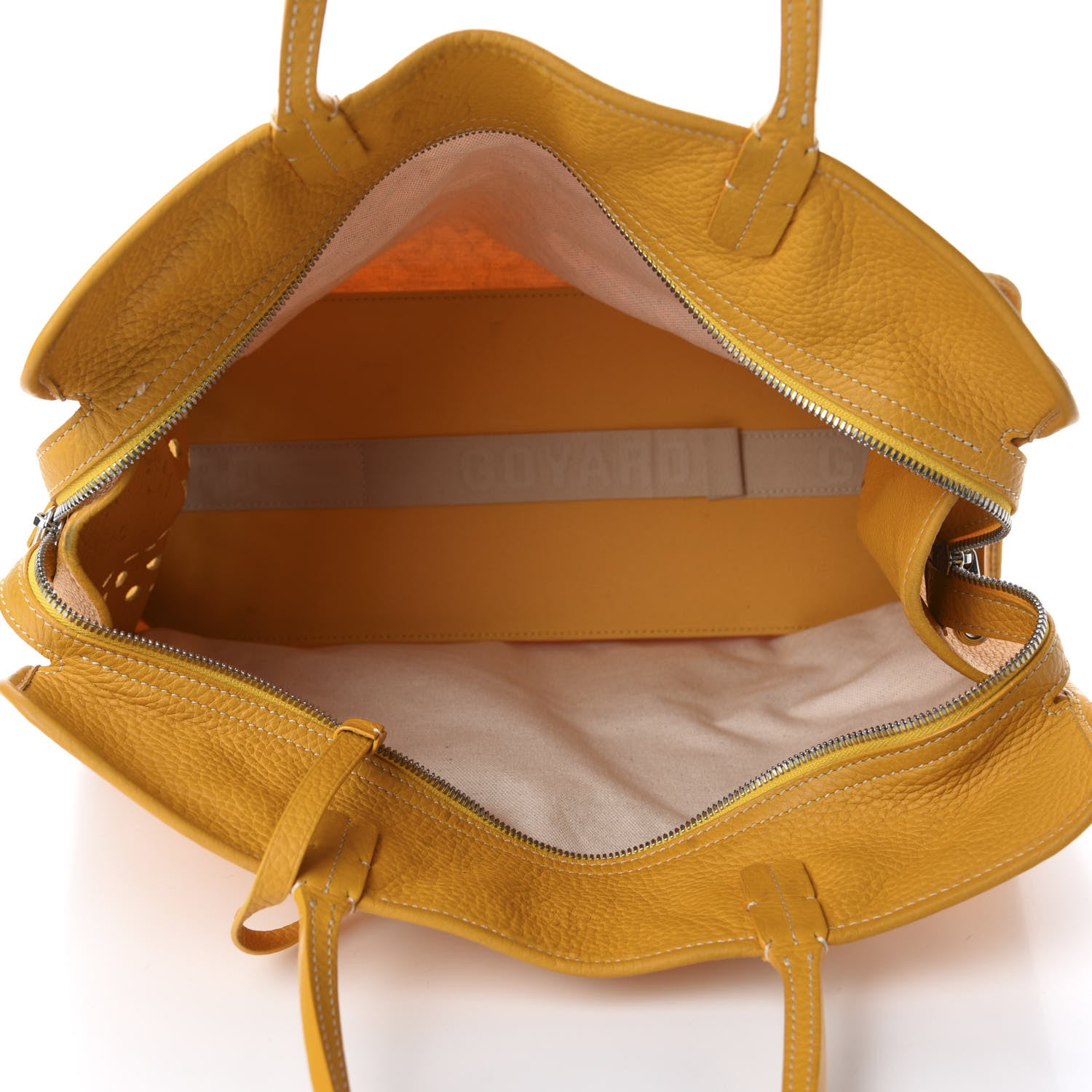 Goyard Goyardine Sac Hardy Pet Carrier PM Yellow 5 of 14