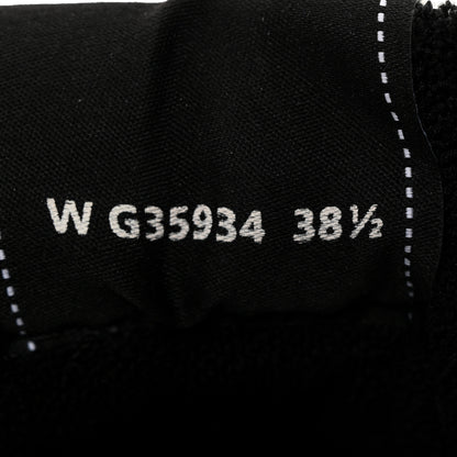 Chanel Calfskin Womens Logo Sneakers 38.5 White Black 7 of 7