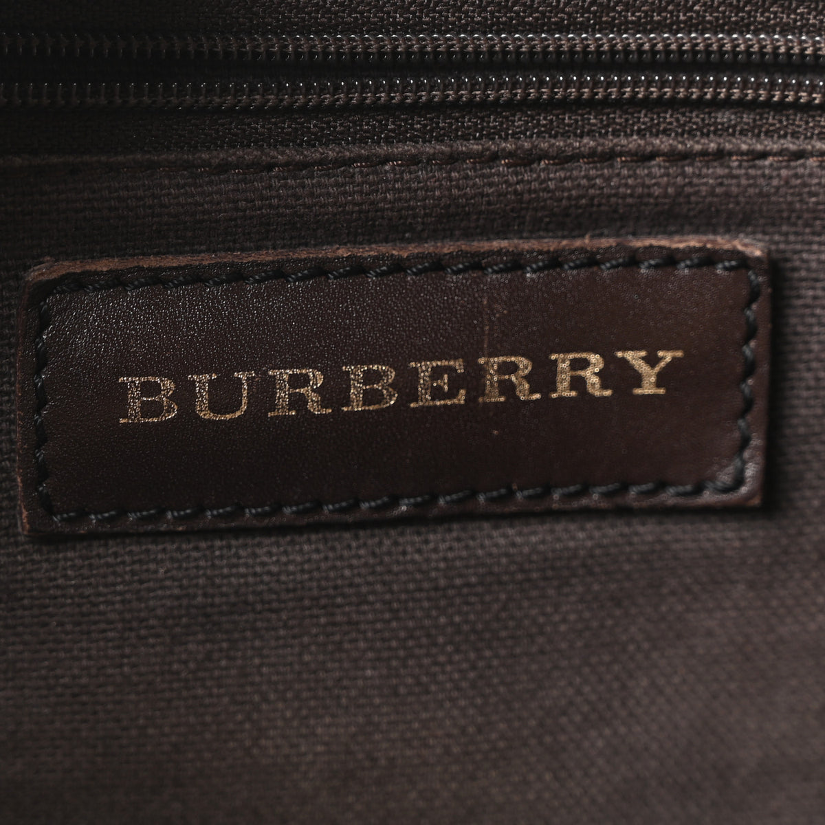 Burberry Haymarket Check Medium Regent Tote Chocolate 6 of 12