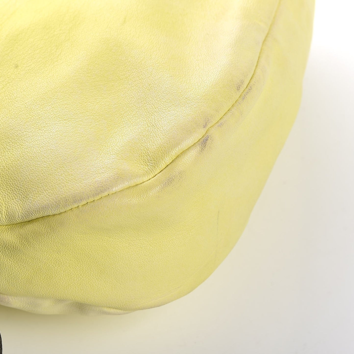 Lambskin Small Biker Hobo Yellow