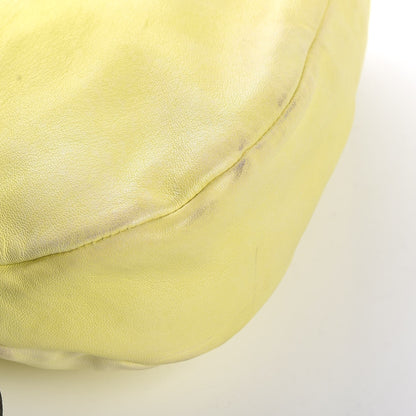Jimmy Choo Lambskin Small Biker Hobo Yellow 9 of 12