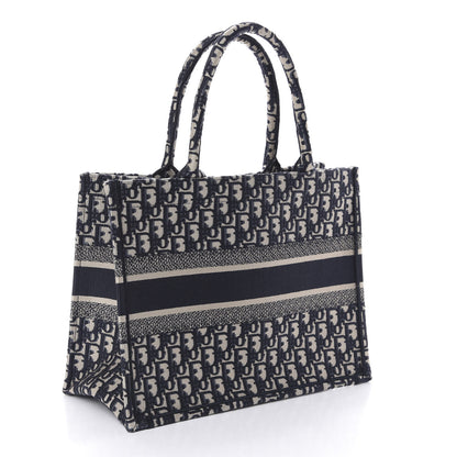 Christian Dior Oblique Medium Book Tote Blue Multicolor 3 of 9