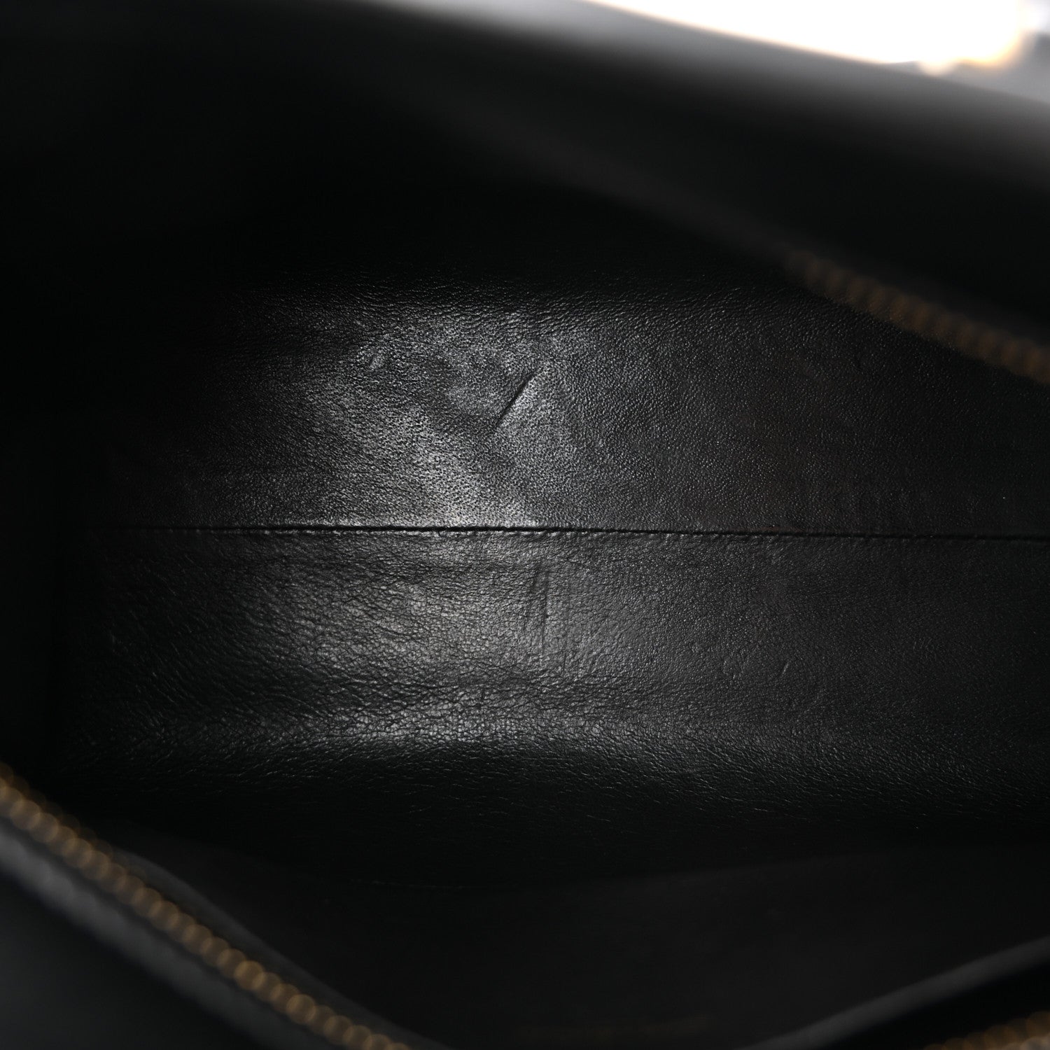 Saint Laurent Calfskin Monogram Baby Cabas Black 5 of 10