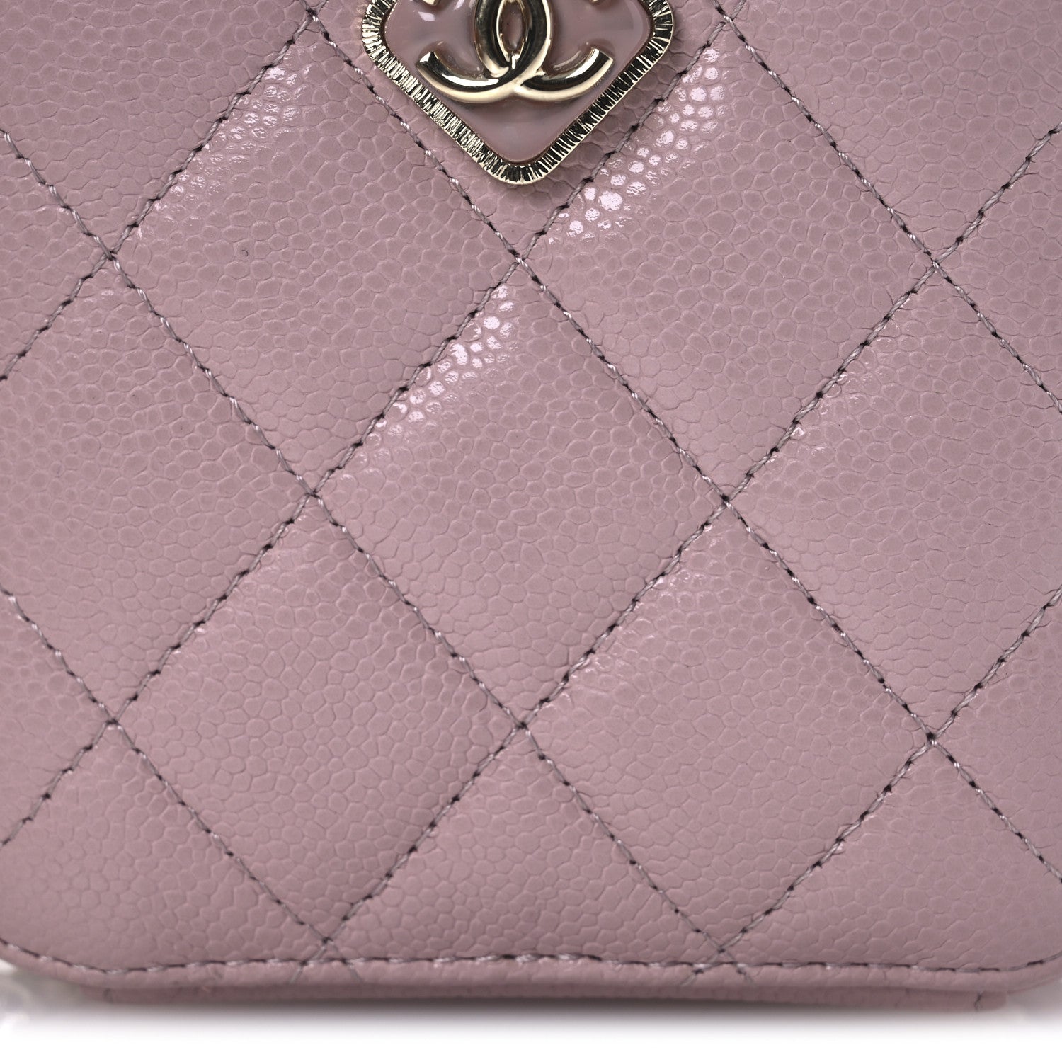 Chanel Caviar Quilted Clutch With Chain Light Pink 8 of 13