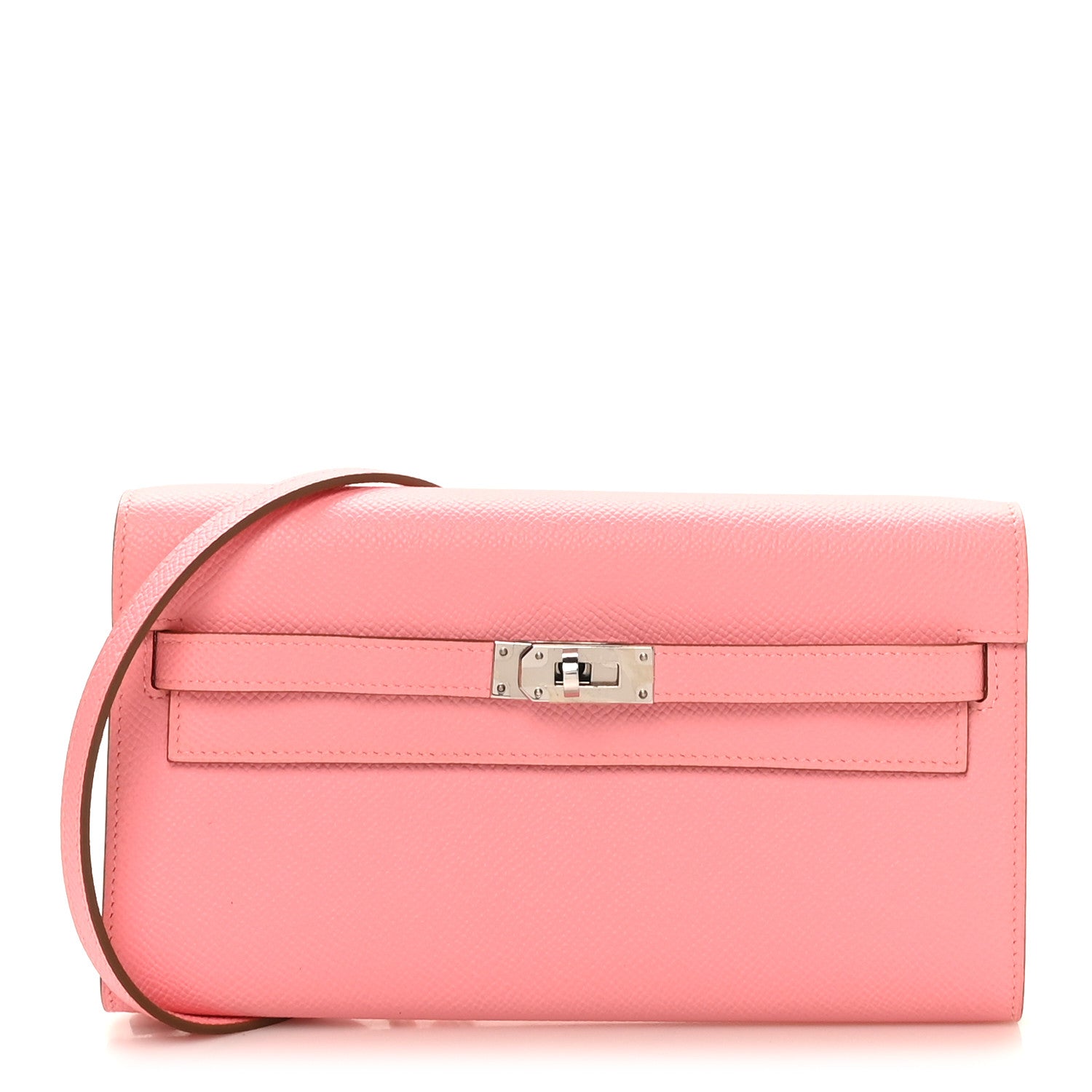 Hermes Epsom Kelly Wallet To Go Rose Confetti 1 of 11