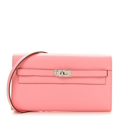 Hermes Epsom Kelly Wallet To Go Rose Confetti 1 of 11