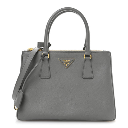 Prada Saffiano Medium Galleria Double Zip Tote Marmo 1 of 10