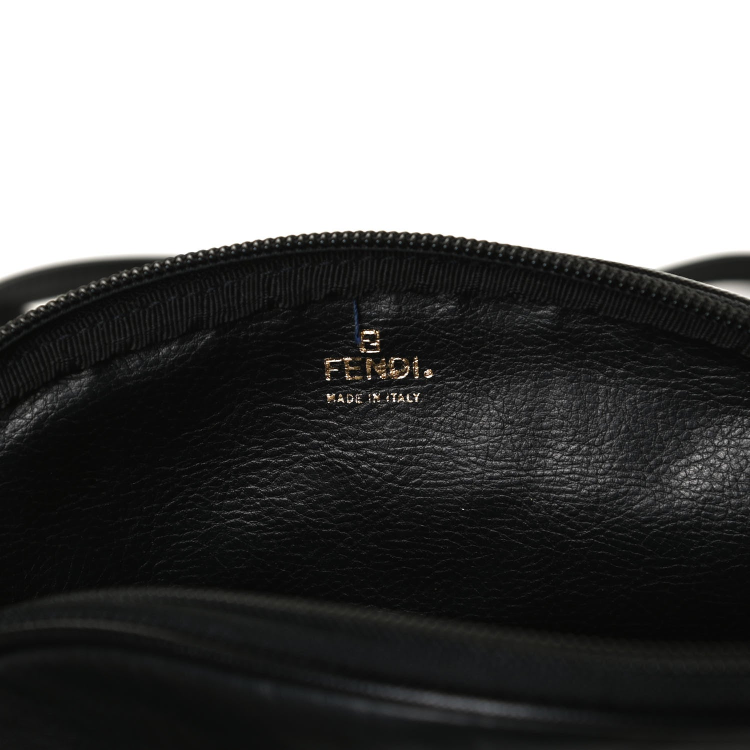 Fendi Calfskin Crossbody Bag Black 5 of 14