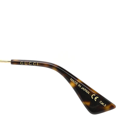 Gucci Metal Web Aviator Sunglasses GG0062S Green Red 6 of 8