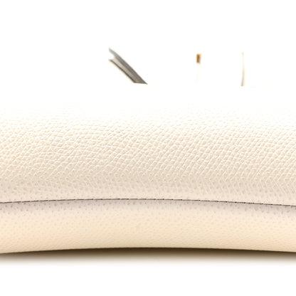 Christian Dior Grained Calfskin Mini Saddle Bag White 10 of 10
