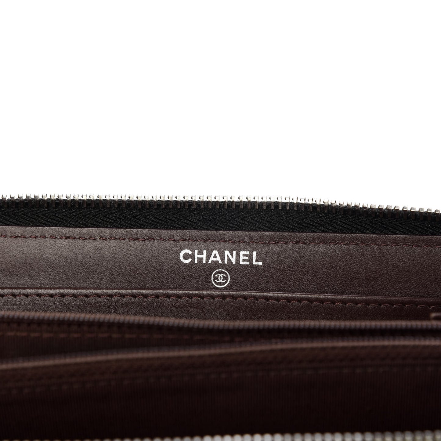 Caviar Quilted Large Gusset Zip Around Wallet Black