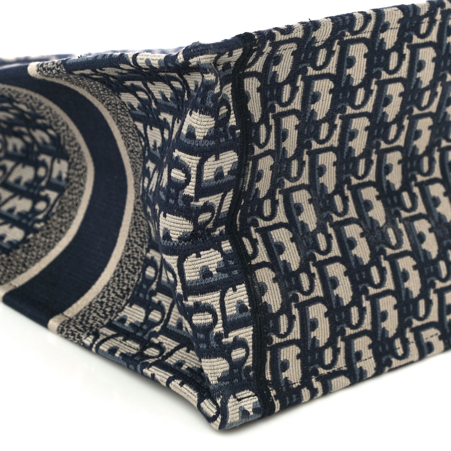 Oblique Medium Book Tote Blue Multicolor