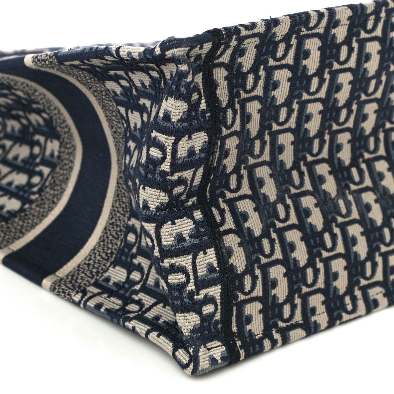 Christian Dior Oblique Medium Book Tote Blue Multicolor 9 of 12