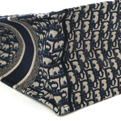 Christian Dior Oblique Medium Book Tote Blue Multicolor 9 of 12