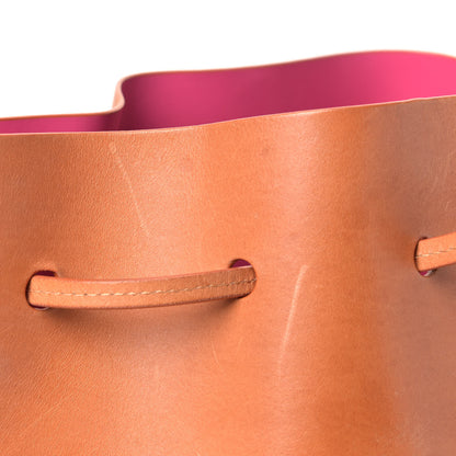 Mansur Gavriel Vegetable Tanned Calfskin Bucket Bag Cammello Dolly 6 of 6