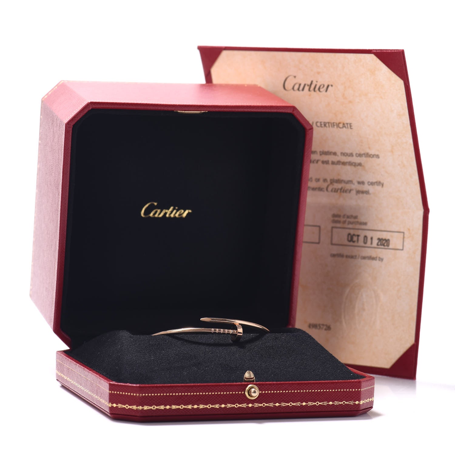 Cartier 18K Pink Gold Small Juste Un Clou Bracelet 16 5 of 5
