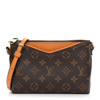 Louis Vuitton Monogram Pallas Clutch Saffron 1 of 12