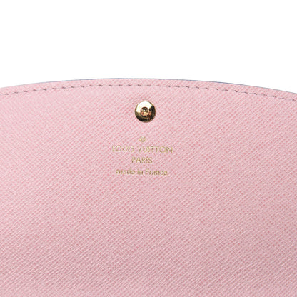 Louis Vuitton Monogram Bloom Flower Emilie Wallet Blue Jean 6 of 8