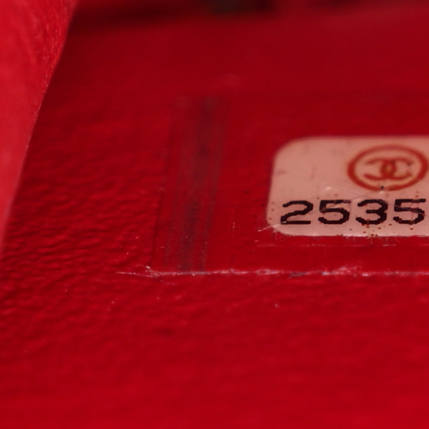 Chanel Caviar Quilted Small CC Filigree Vanity Case Red 7 of 10