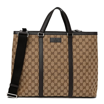 Gucci GG Monogram Large Joy Tote Bag Dark Brown 1 of 14