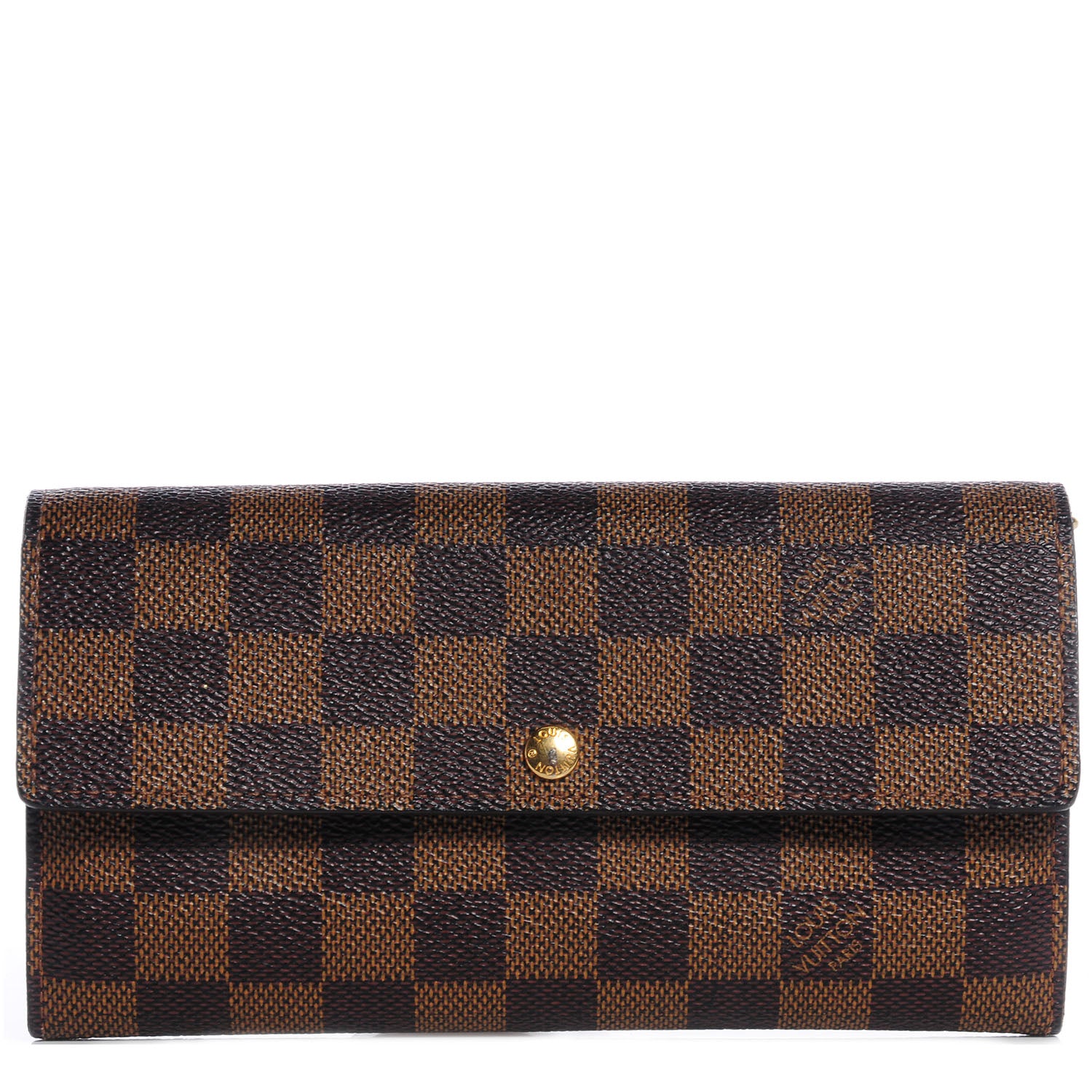 Louis Vuitton Damier Ebene Sarah Wallet 1 of 7
