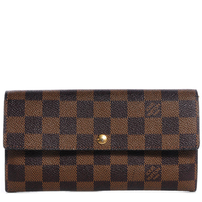 Louis Vuitton Damier Ebene Sarah Wallet 1 of 7