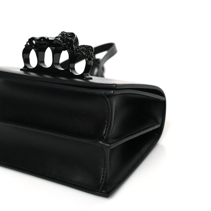 Alexander McQueen Calfskin Knuckle Crossbody Black 8 of 9