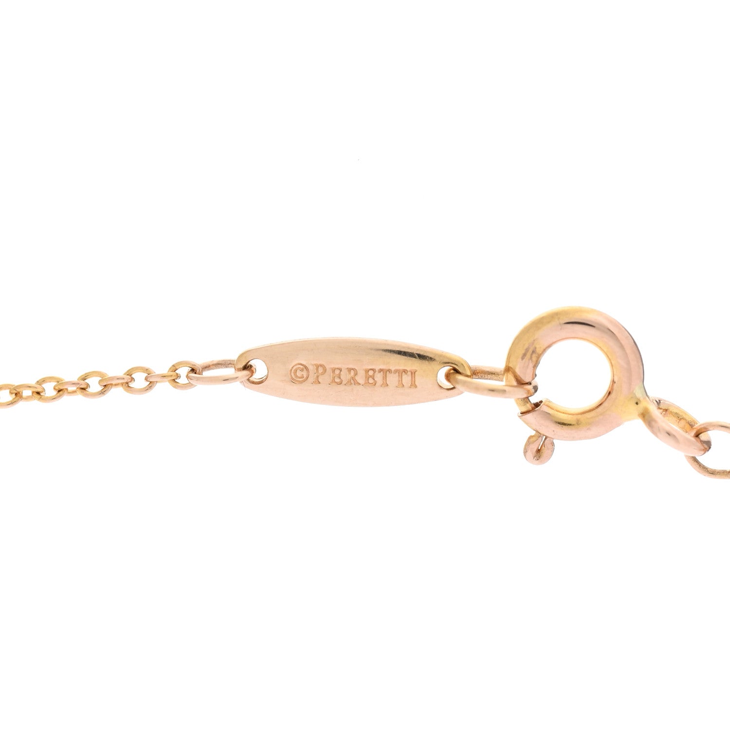 Tiffany 18K Yellow Gold Diamond .28ct Elsa Peretti Diamonds by the Yard Pendant Necklace 5 of 9