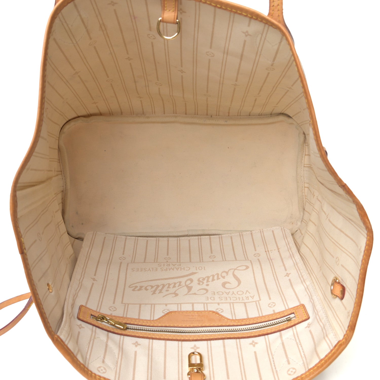 Louis Vuitton Damier Azur Neverfull MM 5 of 9