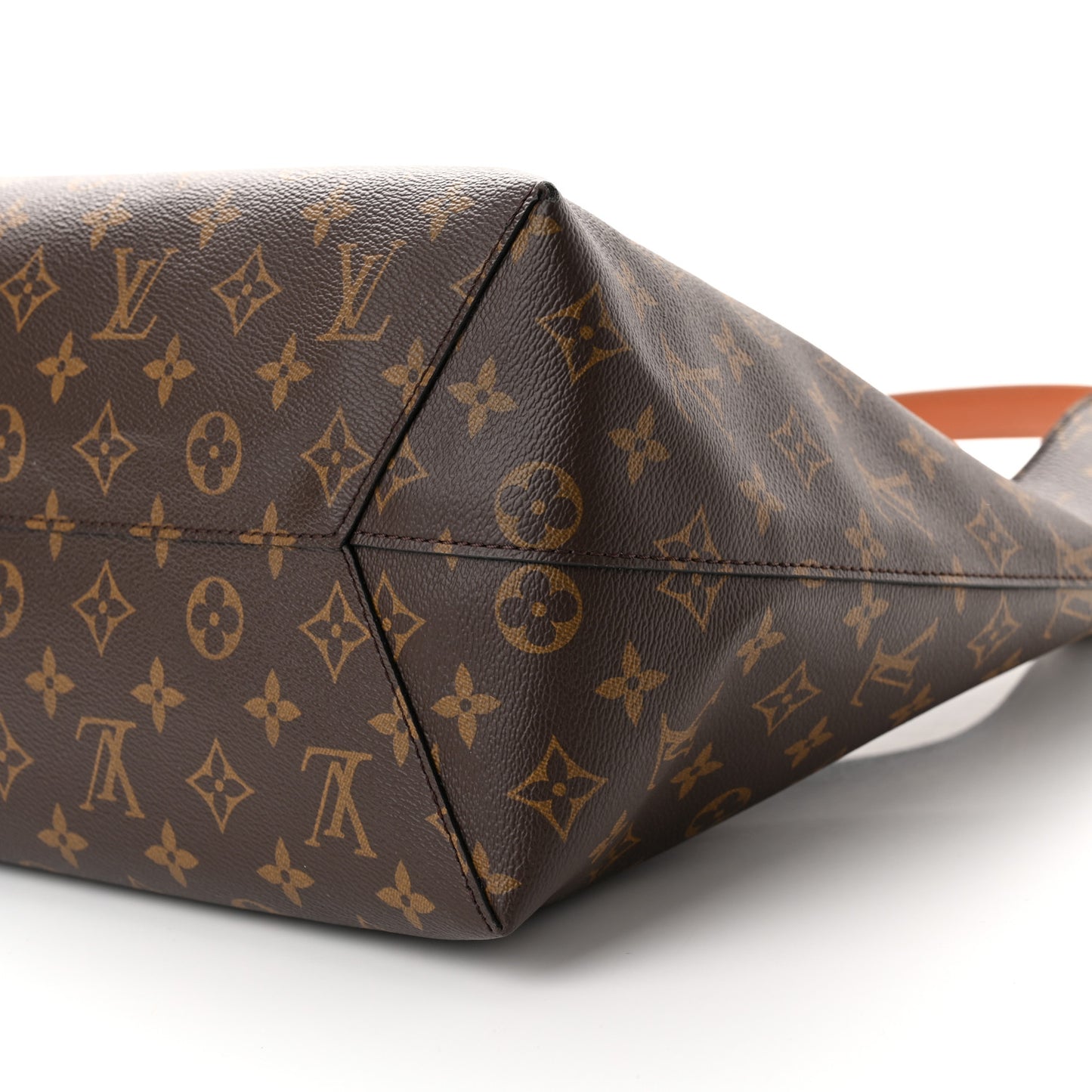 Monogram Flower Hobo Caramel