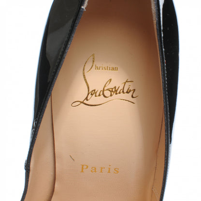 Christian Louboutin Patent Leather Zeppa Wedges 40.5 Black 7 of 7