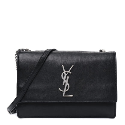 Saint Laurent Calfskin Small Monogram Sunset Black 1 of 18