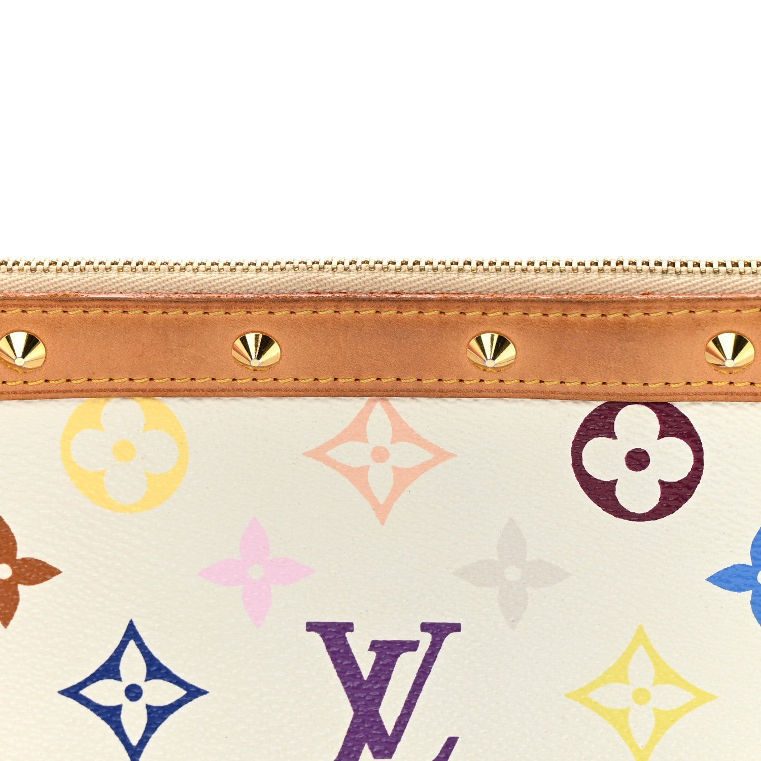 Louis Vuitton Monogram Multicolor Pochette Accessories White 13 of 13