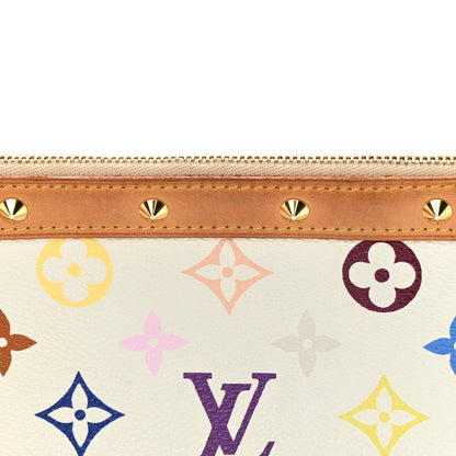 Louis Vuitton Monogram Multicolor Pochette Accessories White 13 of 13