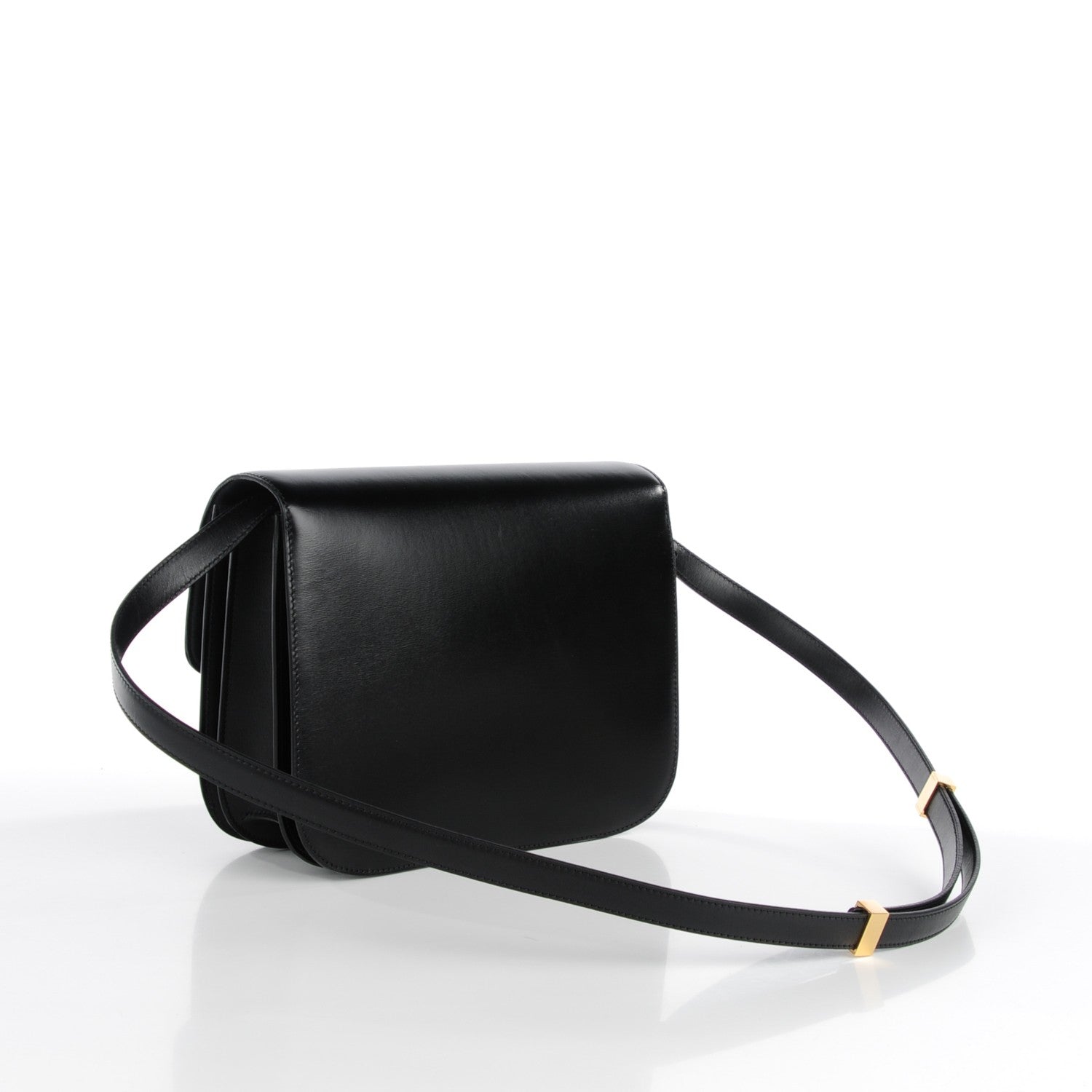 Celine Box Calfskin Medium Classic Box Flap Bag Black 3 of 7
