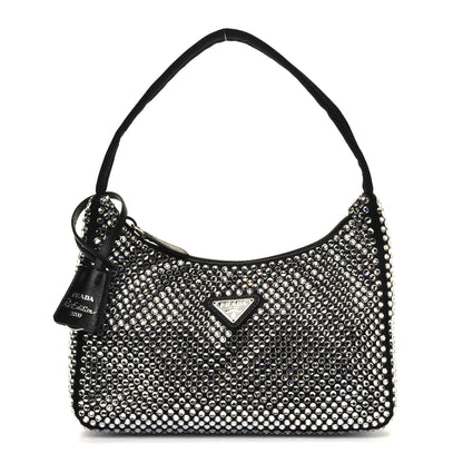Prada Satin Crystal Mini Re-Edition 2000 Bag Cristal 1 of 4