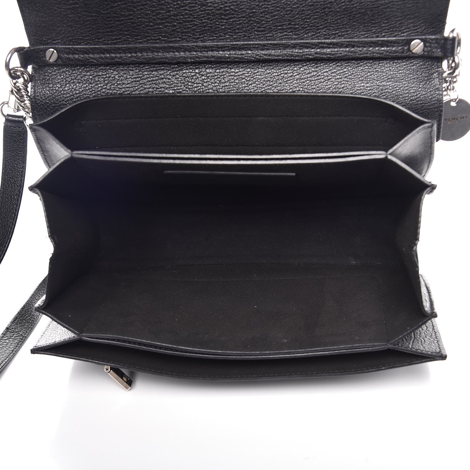Givenchy Sugar Goatskin Medium GV3 Shoulder Bag Black 5 of 10