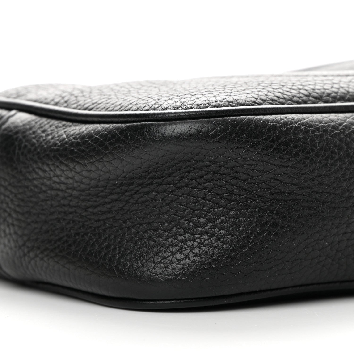 Gucci Pebbled Calfskin Mini Soho Disco Bag Black 8 of 13