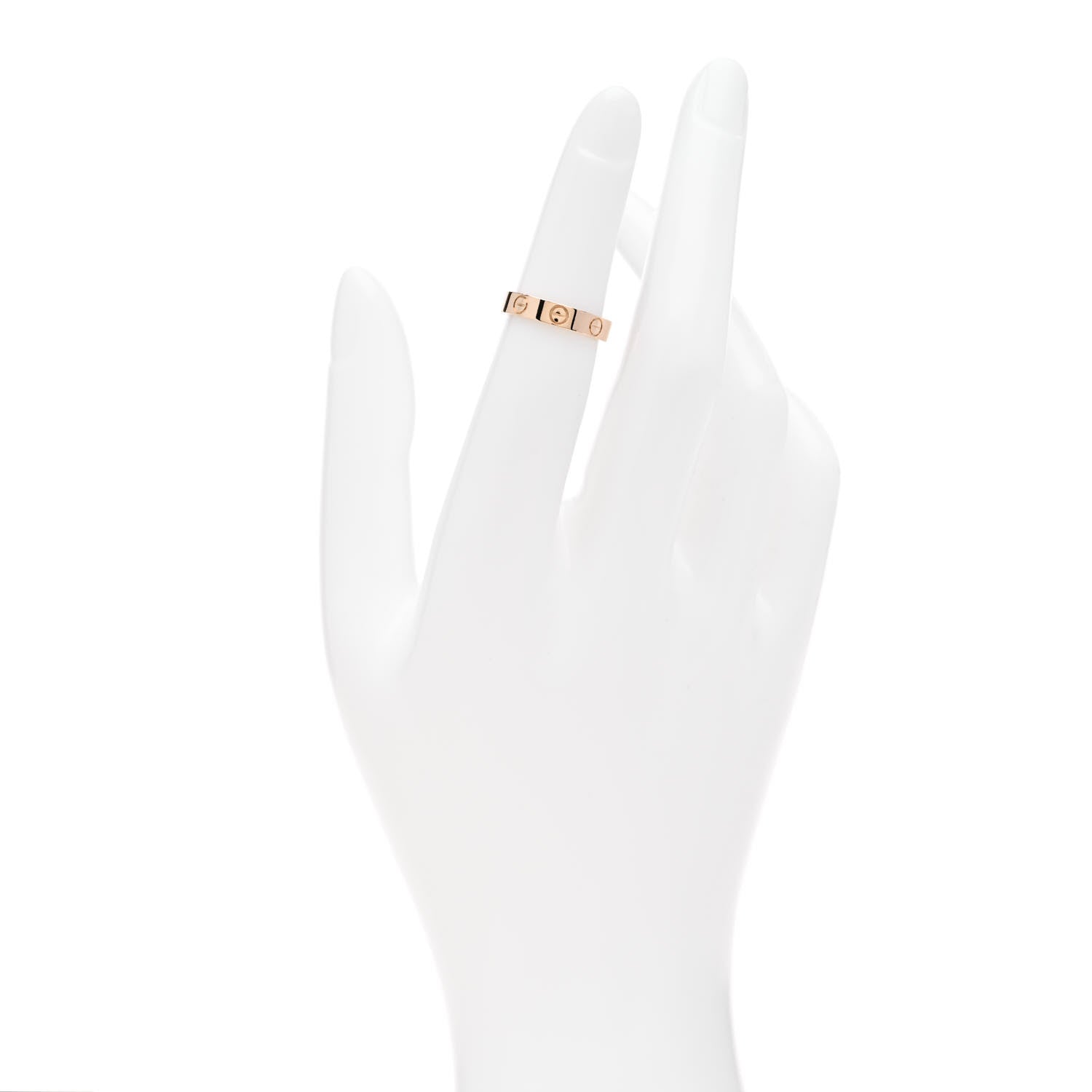 Cartier 18K Pink Gold 3.5mm LOVE Wedding Band Ring 47 4 2 of 4