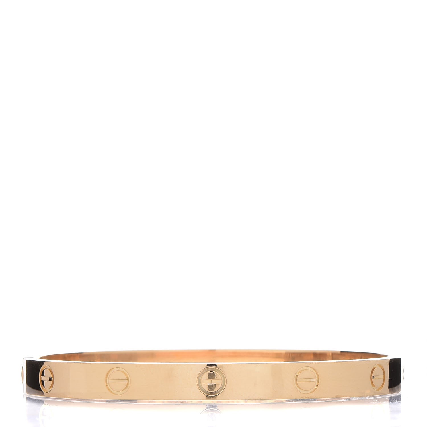 Cartier 18K Yellow Gold LOVE Bracelet 18 1 of 9