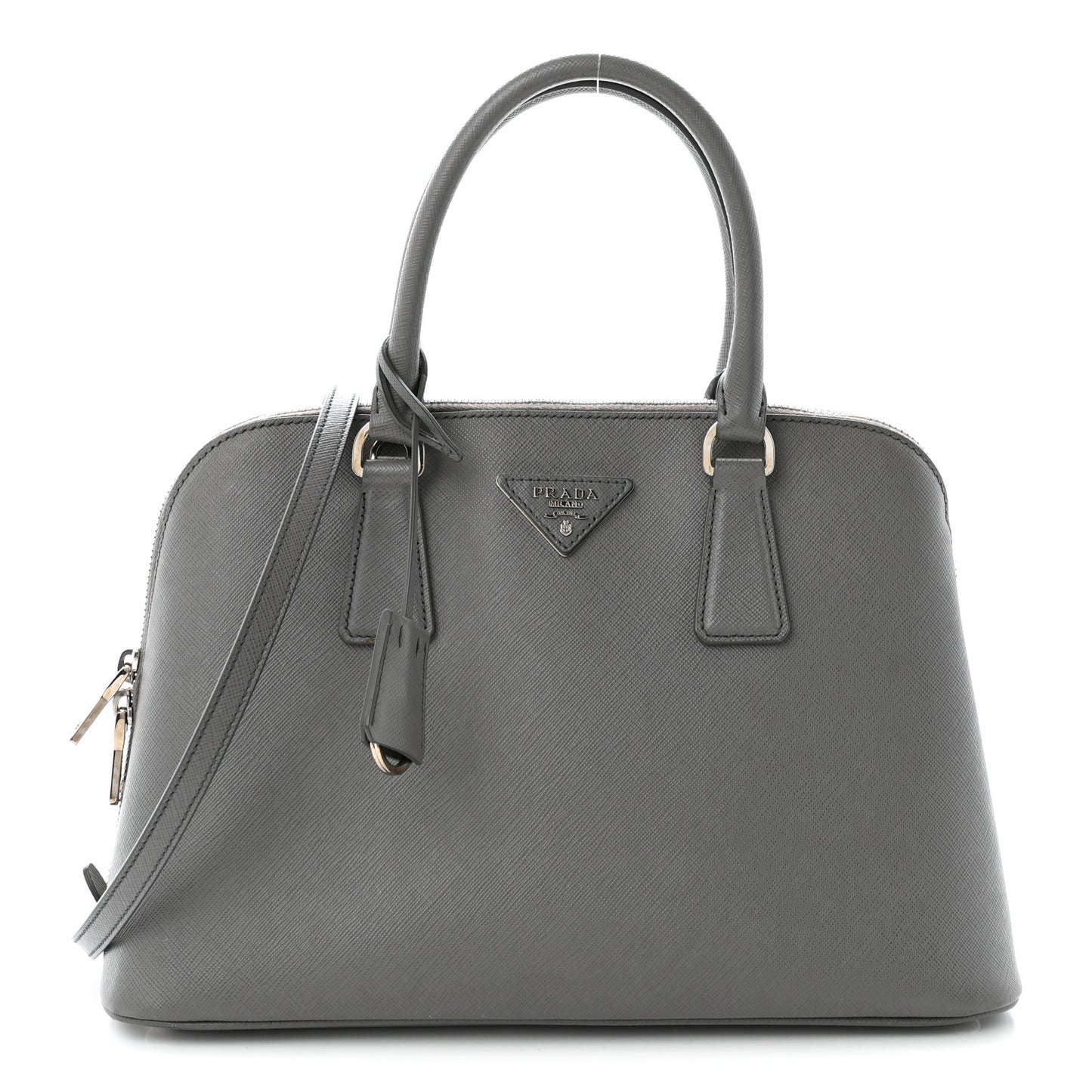 Saffiano Lux Medium Promenade Tote Marmo