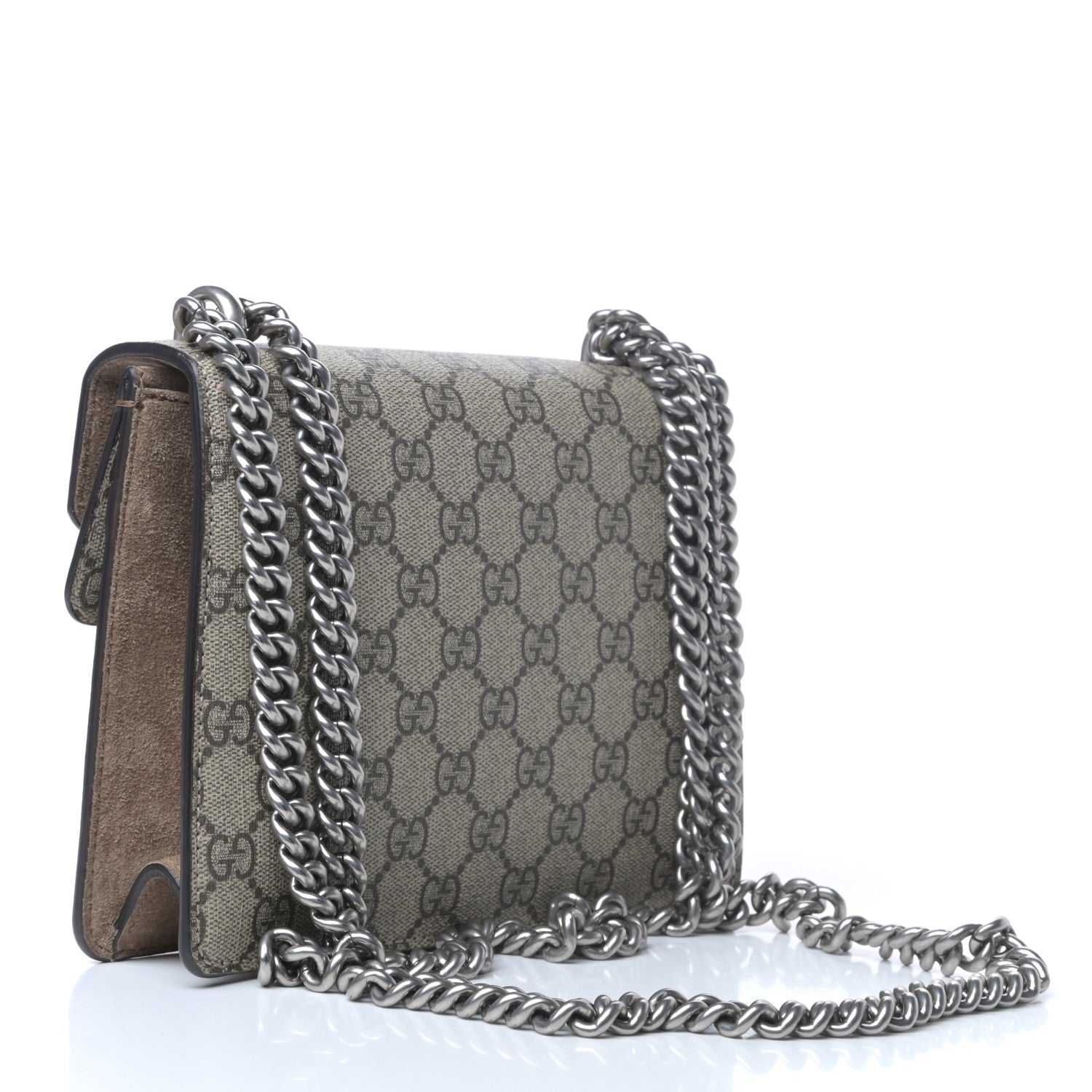 Gucci GG Supreme Monogram Mini Dionysus Shoulder Bag Taupe 3 of 9