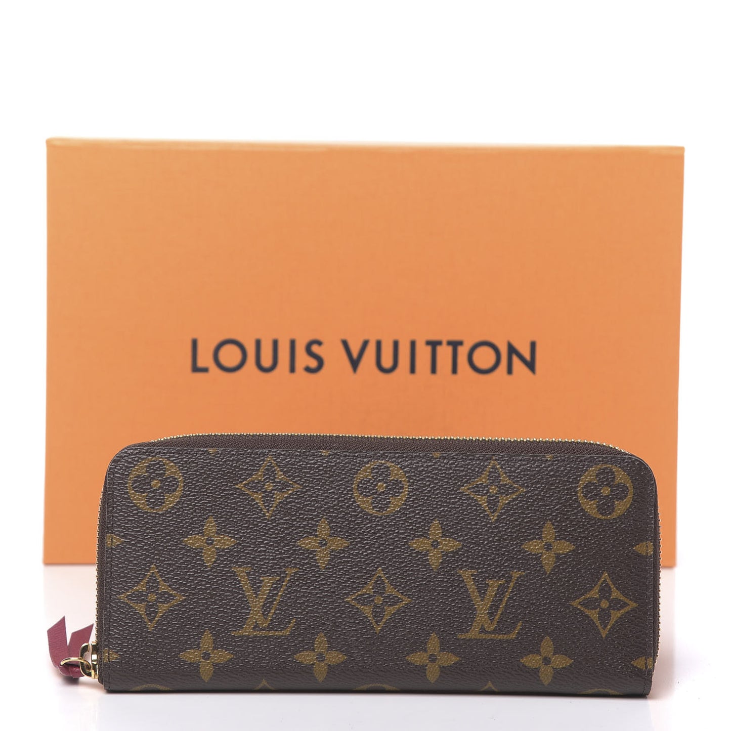Monogram Clemence Wallet Fuchsia
