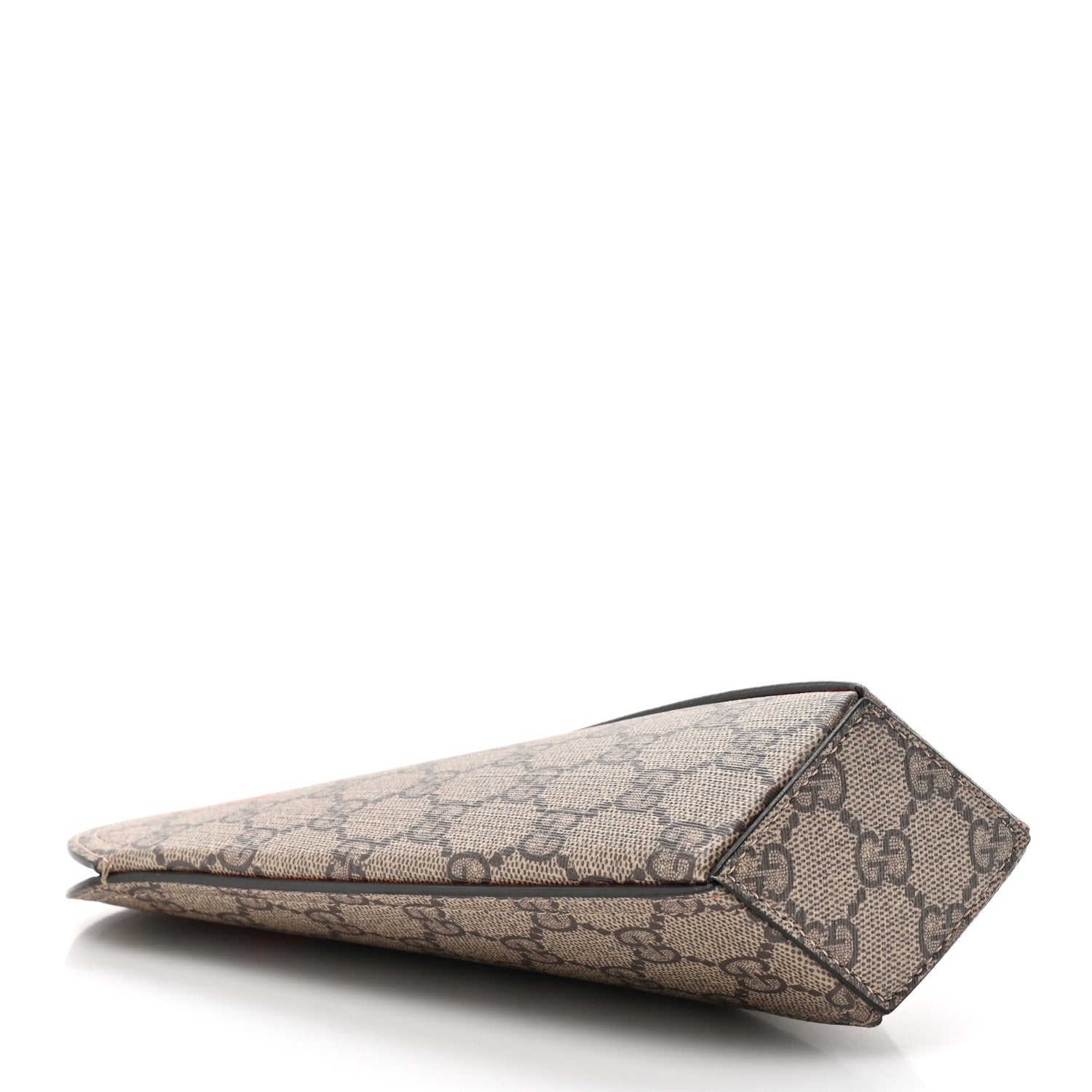 Gucci GG Supreme Monogram Love Valentines Day Small Heart Bag Beige Ebony New Geranium 4 of 11