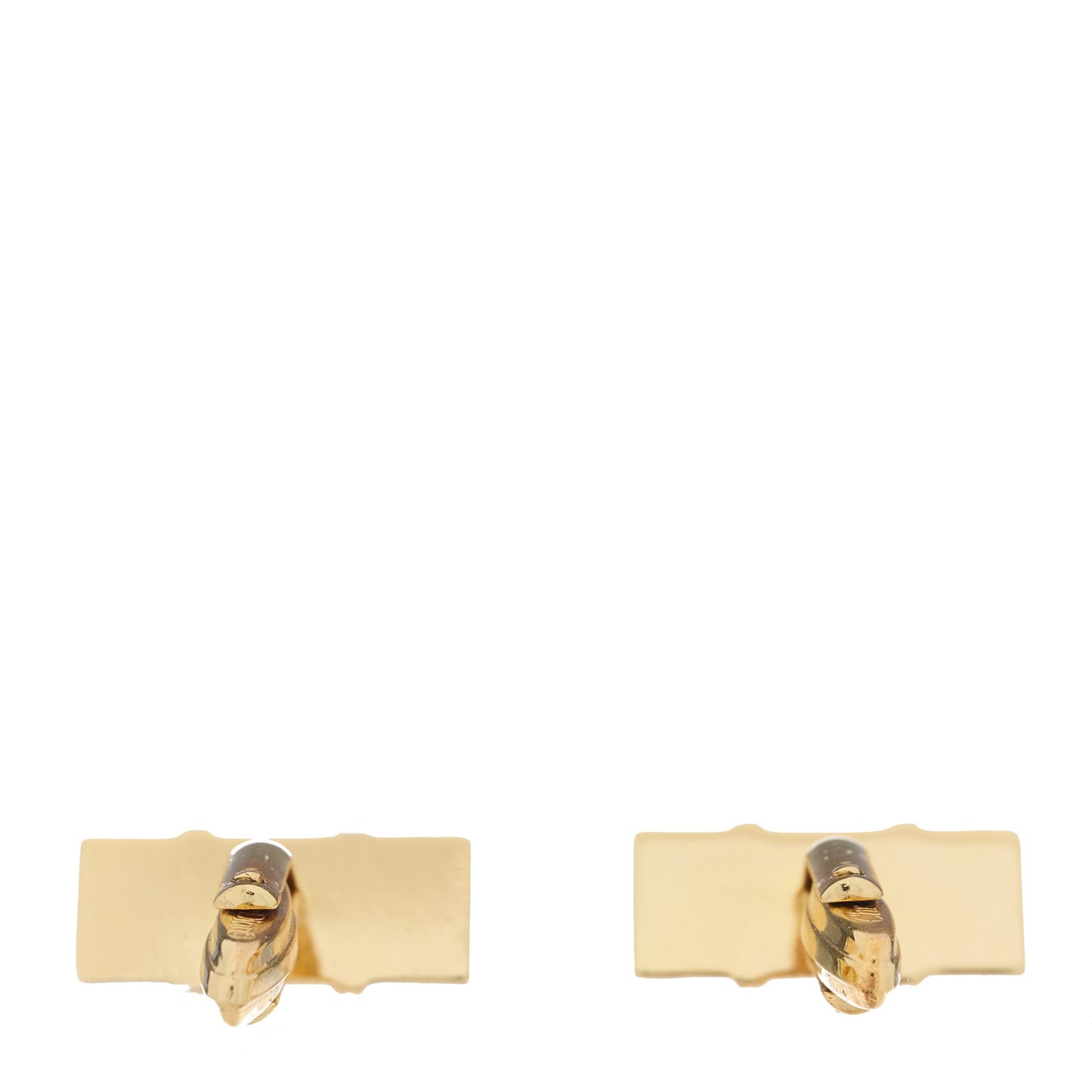 Homme Logo Cufflinks Gold Silver