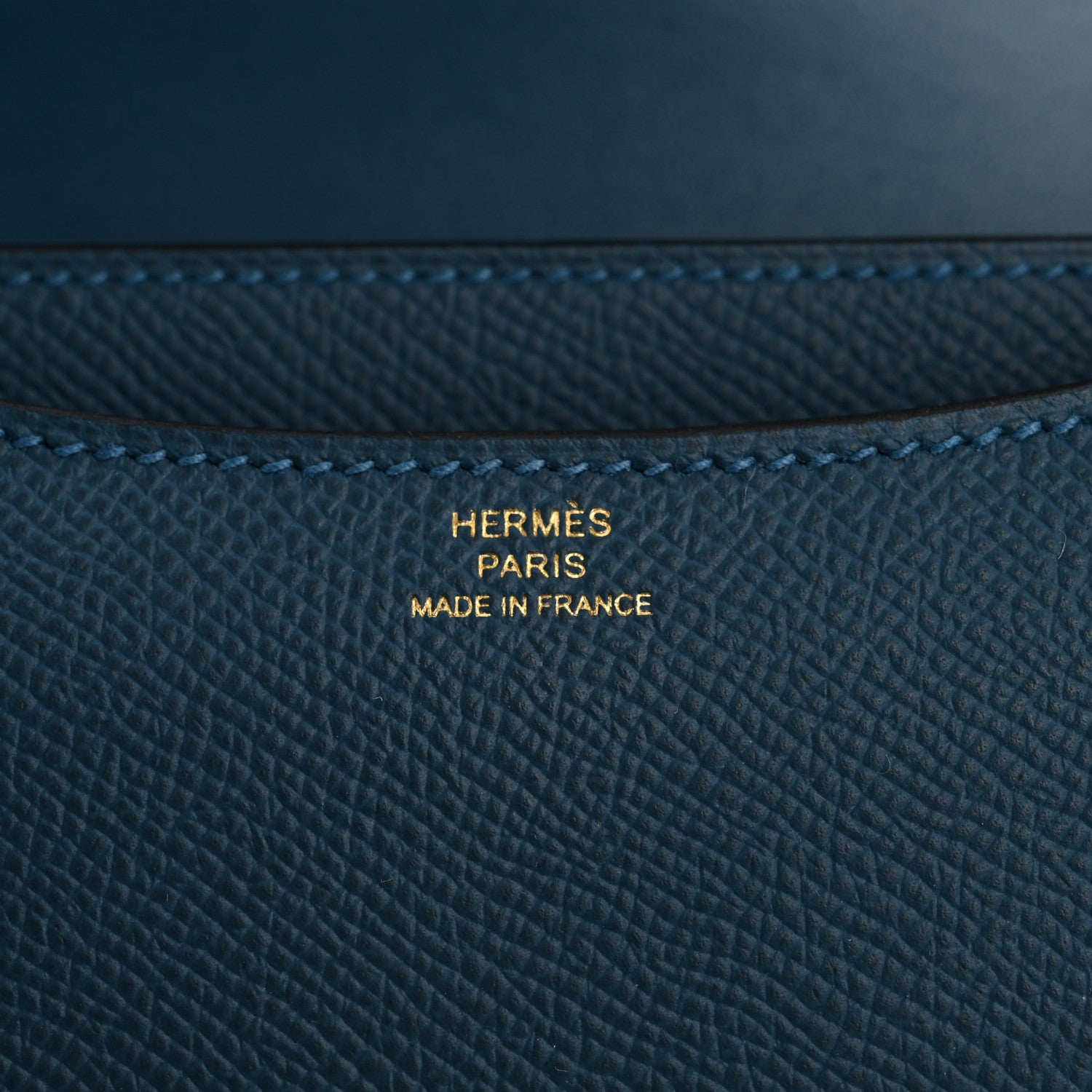 Hermes Epsom Constance 18 Deep Blue 7 of 13